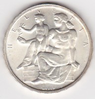 1948  5 Fr. BUNDESVERFASSUNG ( SILBER